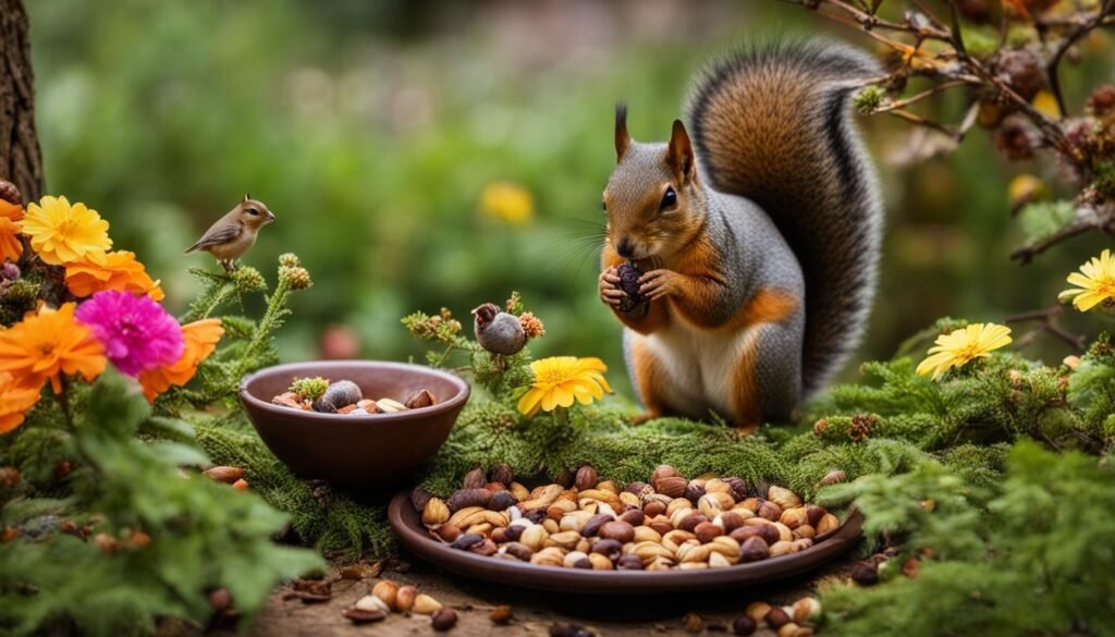 attracting squirrels to your yard