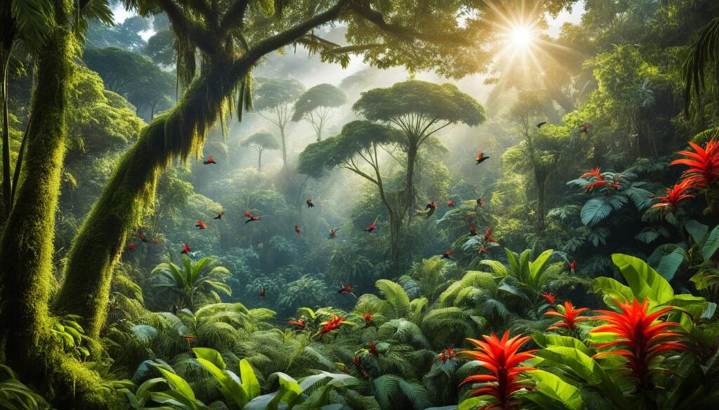 red-necked aracari habitat