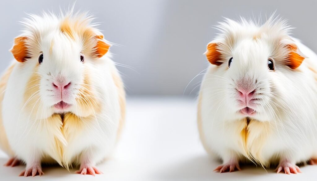spotting albino guinea pig health concerns