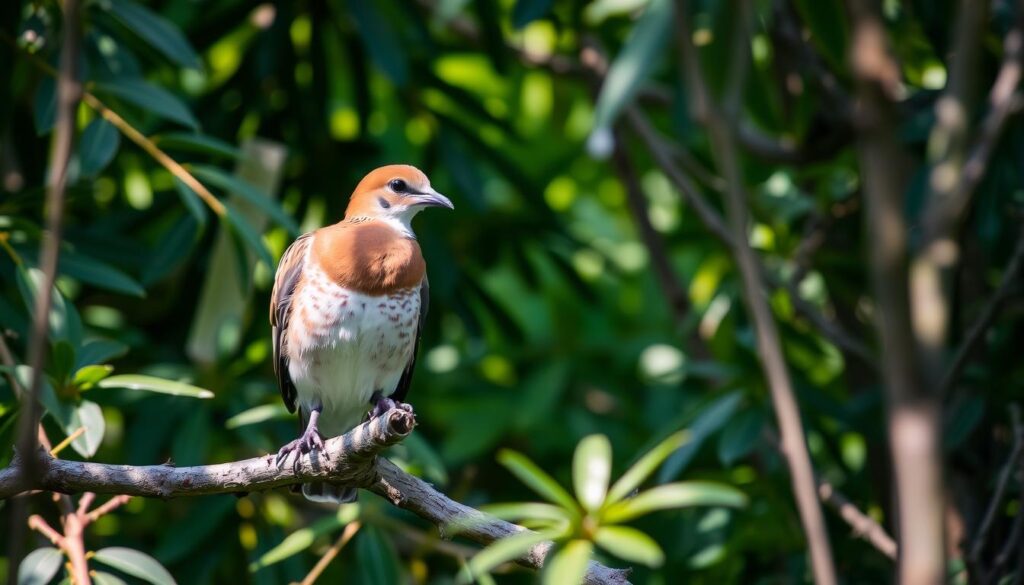 Key West Quail-Dove in natural habitat