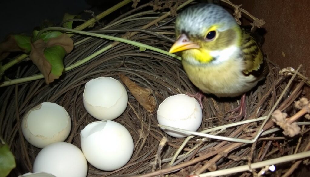 finch egg problems