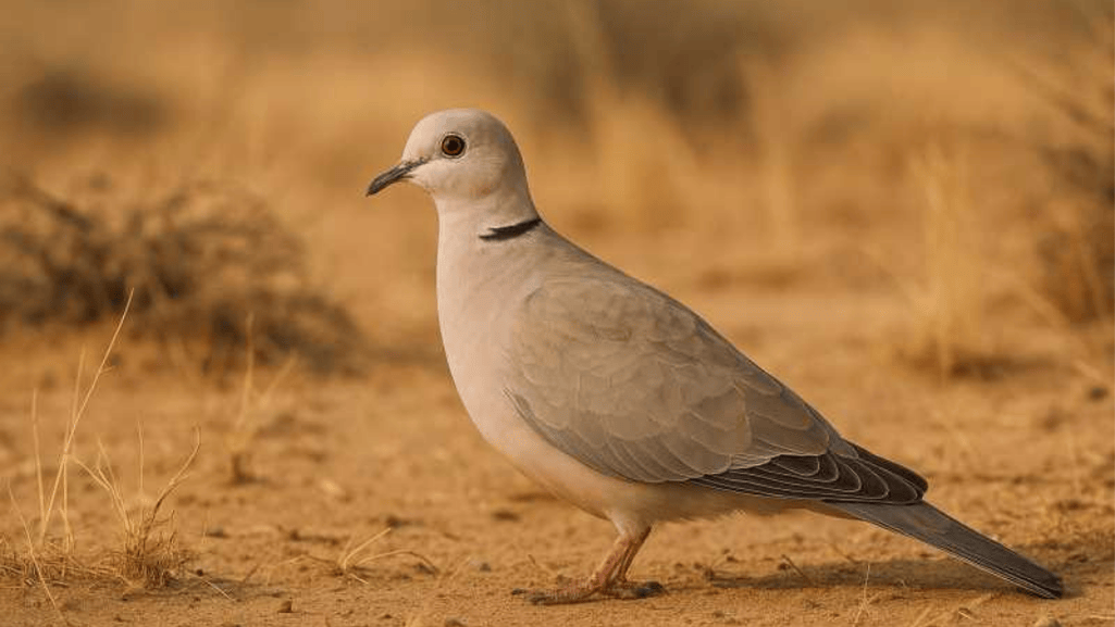 African Collared Dove close-up