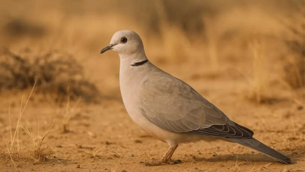 African Collared Dove close-up